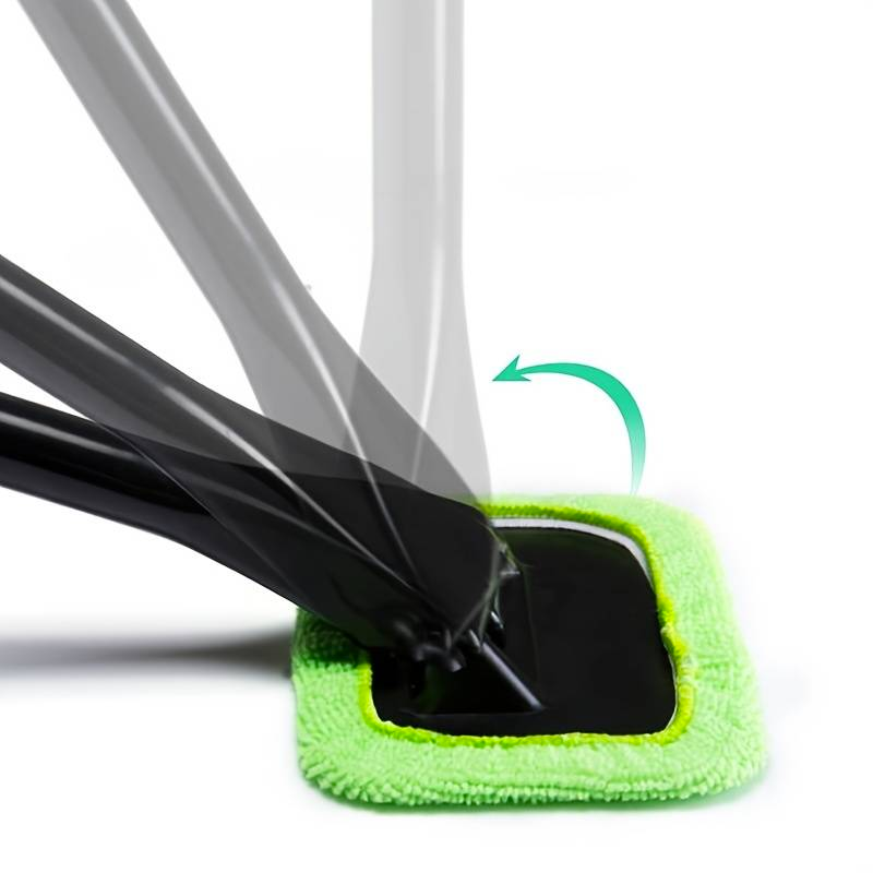 CAR WINDOW CLEANING BRUSH (2 MICROFIBERS INCLUDED)